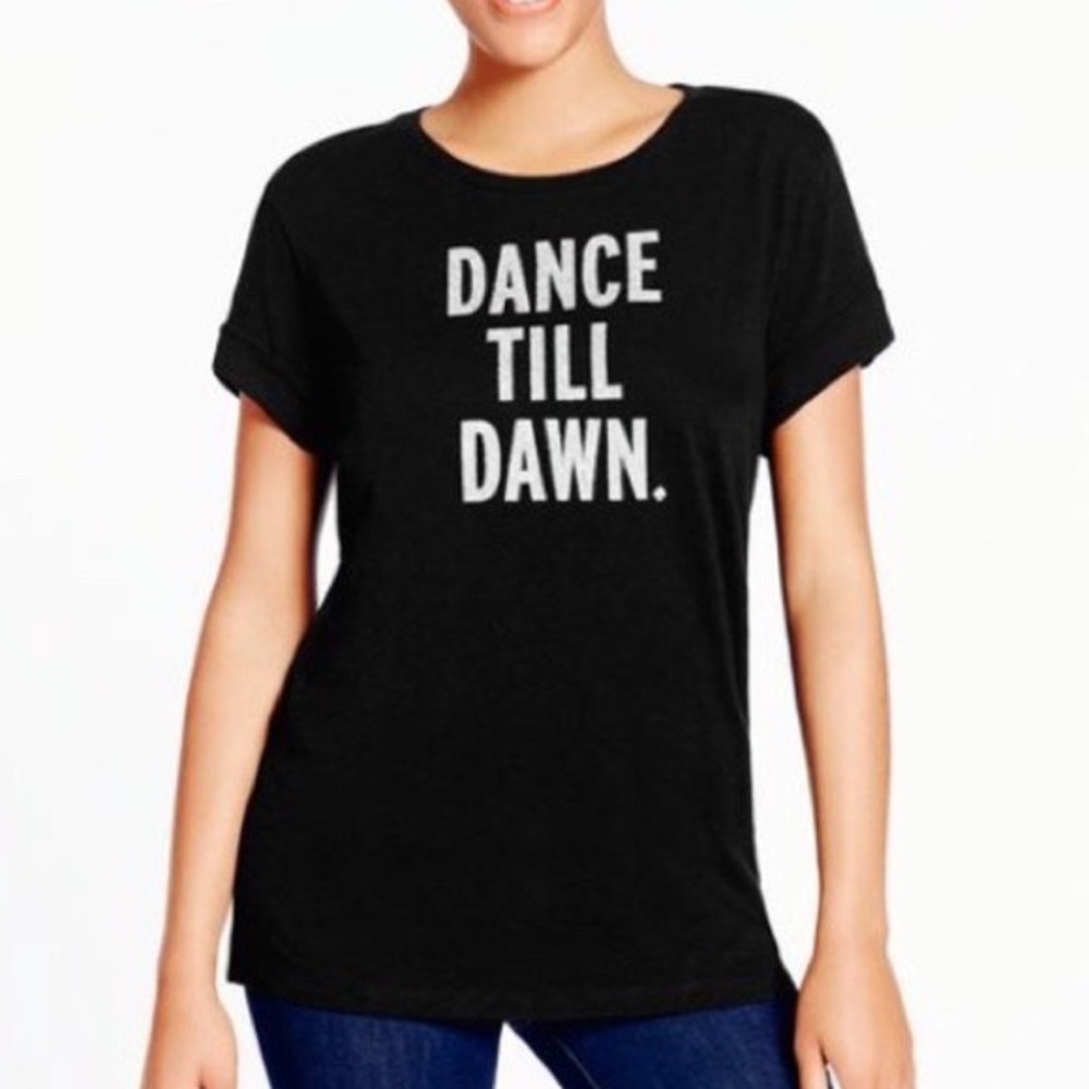 Black kate spade new york Dance Til Dawn Tee - Size XS